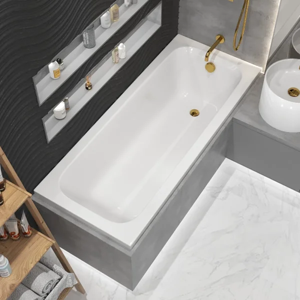 Акриловая ванна Whitecross Vibe 0105.170070.100 169,5x70 см, белый