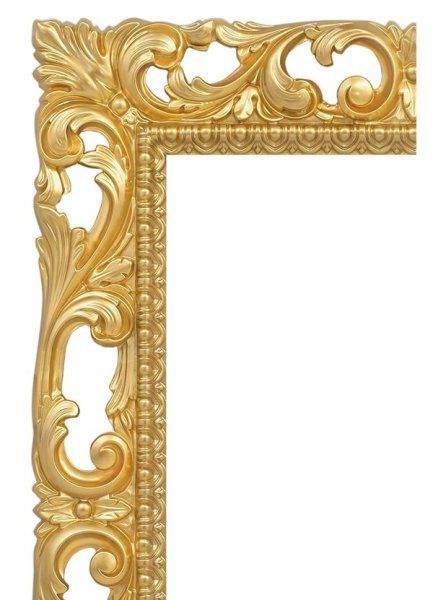 Зеркало Tessoro Isabella TS-0023-750-G/L 75 с фацетом, поталь золото