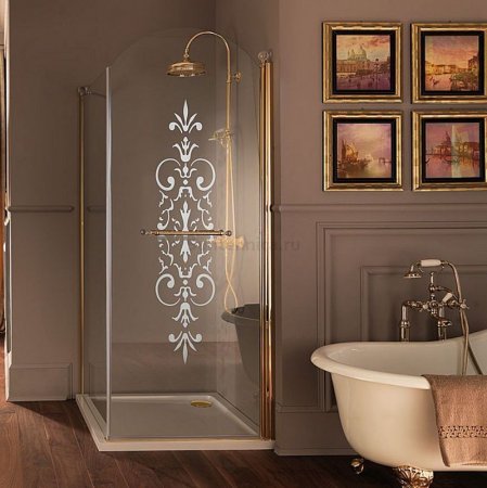 Чугунная ванна Devon&Devon Admiral 2MRADMIRALOTDD+IMBDEVON ножки золото