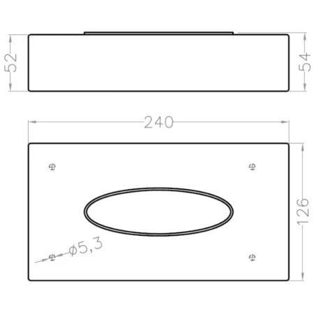 Диспенсер для салфеток Mediclinics Medicrom AC0083C, 
Хром