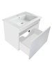 Тумба Runo Модена 75 белая под умывальник Оскар 75 (00-00002200)