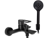 Смеситель для ванны REA FLIP BLACK черный настенный, REA-B2003
