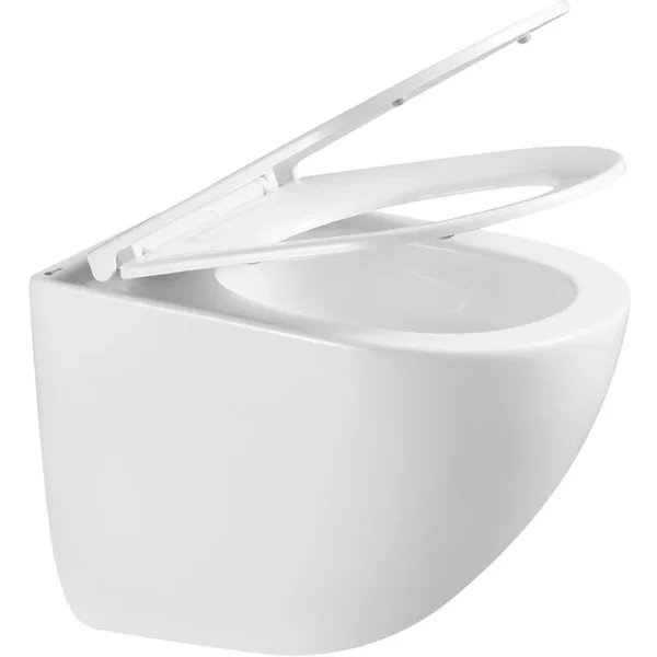 Комплект инсталляция с унитазом Lemark Peneda Expert Bit 9812002 + 9804008 с кнопкой смыва, белый глянец + унитаз подвесной Lemark Glazer 9614003 безободковый, торнадо, с сиденьем микролифт, белый глянец