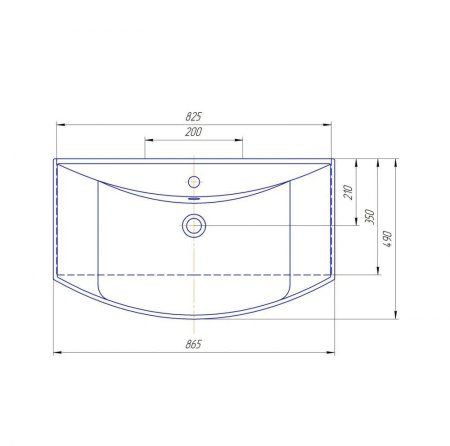 Раковина Мклассик 6657 Стиль 85