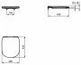 Промо-комплект Ideal Standard Tesi: Подвесной унитаз, Сиденье, Инсталляция, в подарок панель смыва (Цвет черный матовый) (TT00002/115A6)