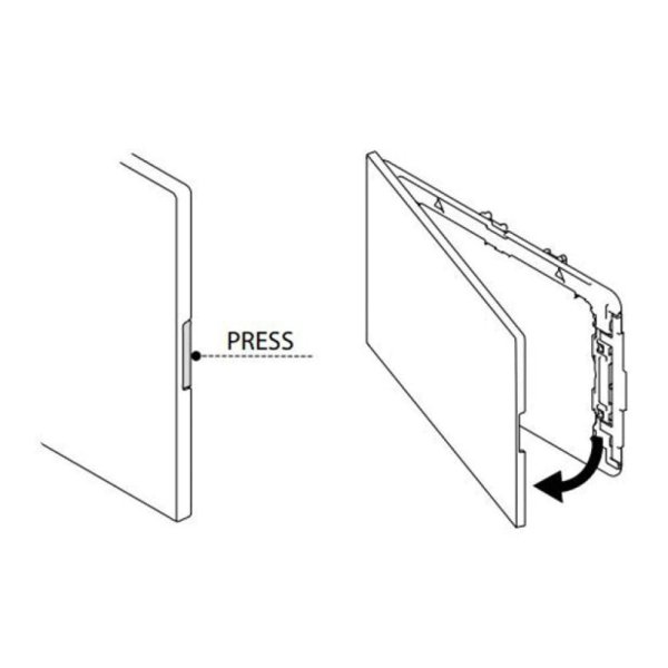 Кнопка смыва Oli Glam 139186 хром матовый