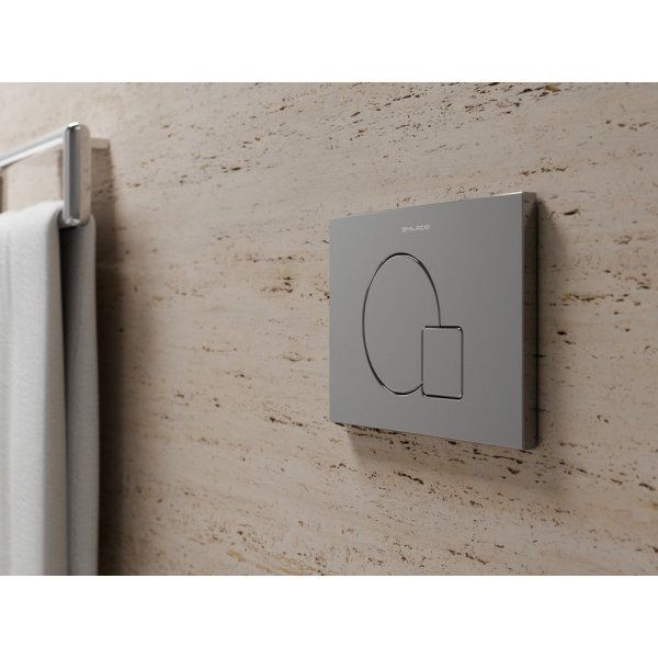 Клавиша смыва для инсталляции Milacio Standart MCU.205 (два режима слива, механическое, хром)RQ-style