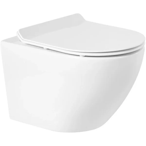 Унитаз подвесной BelBagno Sfera-R BB046CH-TOR безободковый, торнадо, белый