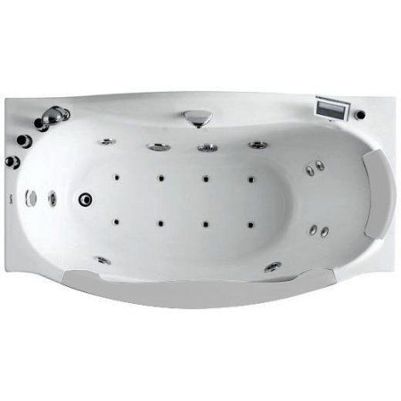 Акриловая ванна Gemy G9072 K L с гидромассажем