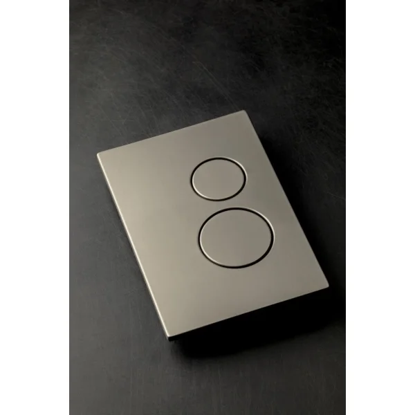 Кнопка смыва Boheme 649-GM для инсталляции, графит матовый