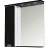 Шкаф-зеркало Aquanet Сити 85 черный