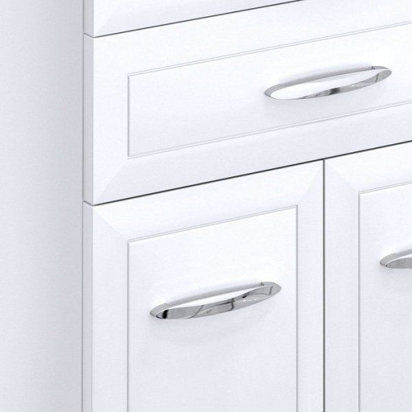 Тумба с раковиной Milardo Victoria 55 напольная белая (VIXHC5UB5WWE0MEM95UTK)