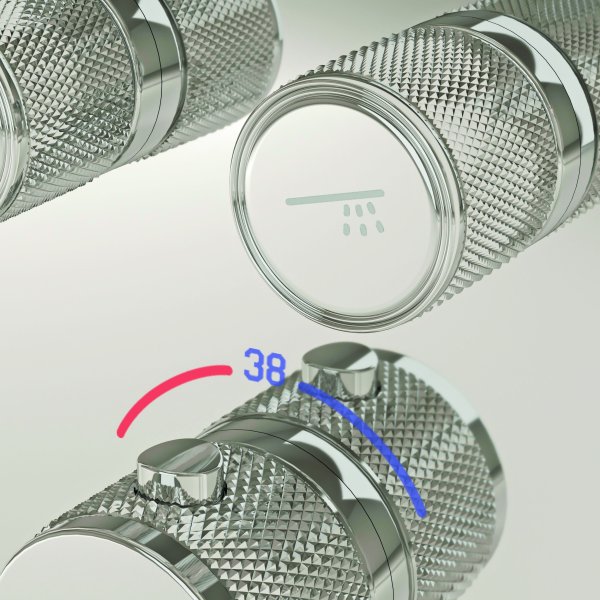 Душевой комплект SANCOS Space встраиваемый c термостатическим смесителем, цвет хром ,  SC3006CH