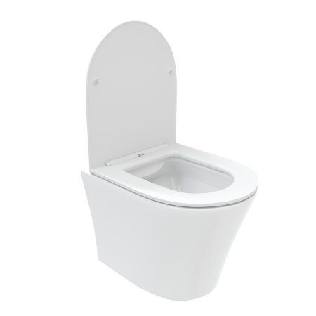 Унитаз подвесной Teymi Ellie безободковый, сиденье микролифт T40802