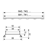 Решетка под плитку Tece TECEdrainline Plate II 600972 90 нержавеющая сталь глянцевая