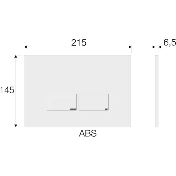 Кнопка смыва Valsir P3 VS0869235 для инсталляции, хром