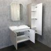 Тумба-умывальник COMFORTY "Кремона-80" латте с раковиной 50180