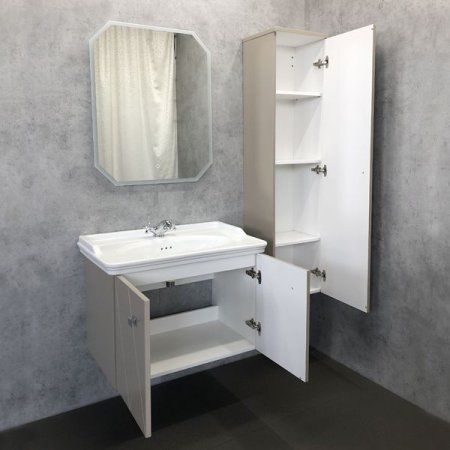 Тумба-умывальник COMFORTY "Кремона-80" латте с раковиной 50180