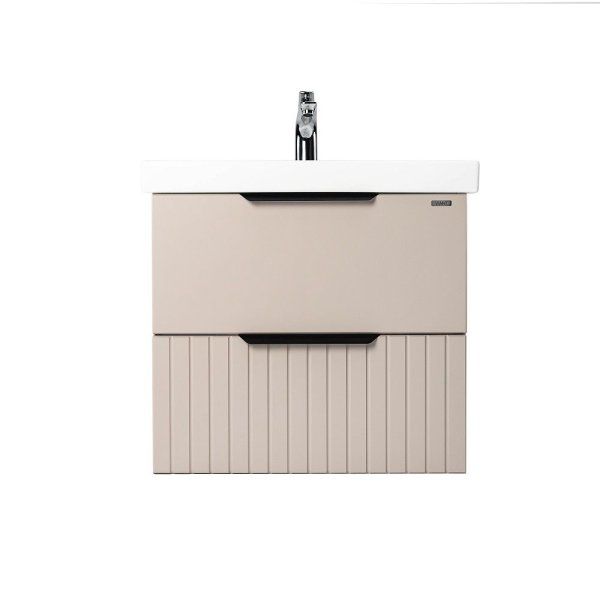 Тумба VIANT "Сицилия" MODUO 50 2 ящика подвесная капучино 380x470x520 (VSIC50MDCAP-T2YP)