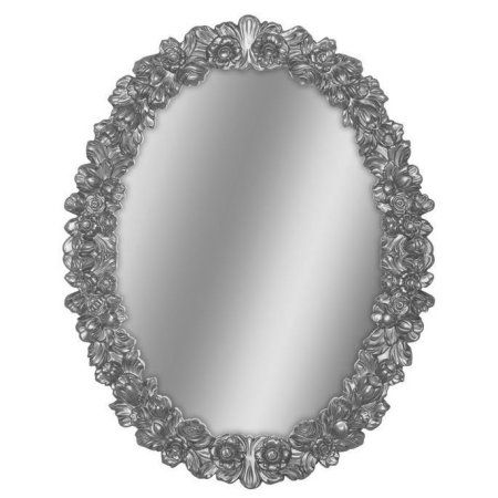 Зеркало Tessoro Isabella TS-0044-740-S/L 74 без фацета, поталь серебро