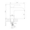 Смеситель для раковины с гигиеническим душем Haiba (HB12805-7)