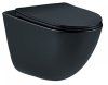 Унитаз подвесной Esbano Lotus безободковый, черный матовый
