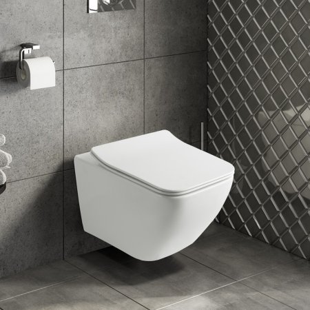 Унитаз подвесной WesnaArt OCEAN 207-OCE12, белый