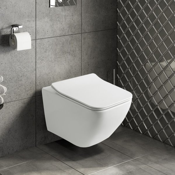 Унитаз подвесной WesnaArt OCEAN 207-OCE12, белый