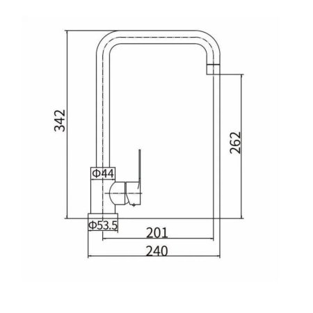 Смеситель для кухни FASHUN (A54201-7)