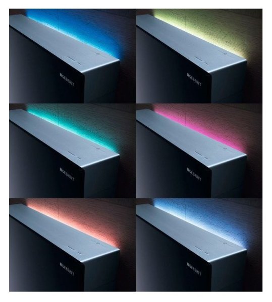 Сантехнический модуль Geberit Monolith Plus 131.221.SI.1 для подвесных и напольных унитазов