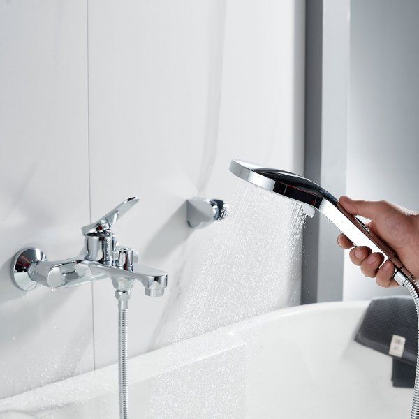 Смеситель для ванны однорычажный  Shevanik S6202, Хром