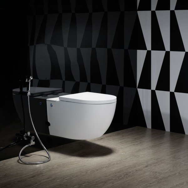 Унитаз подвесной Cerutti SPA CT7277 с функцией импульсного слива и инсталяцией