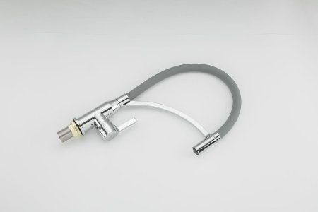 Смеситель для кухни с гибким изливом Frap F4552 хром