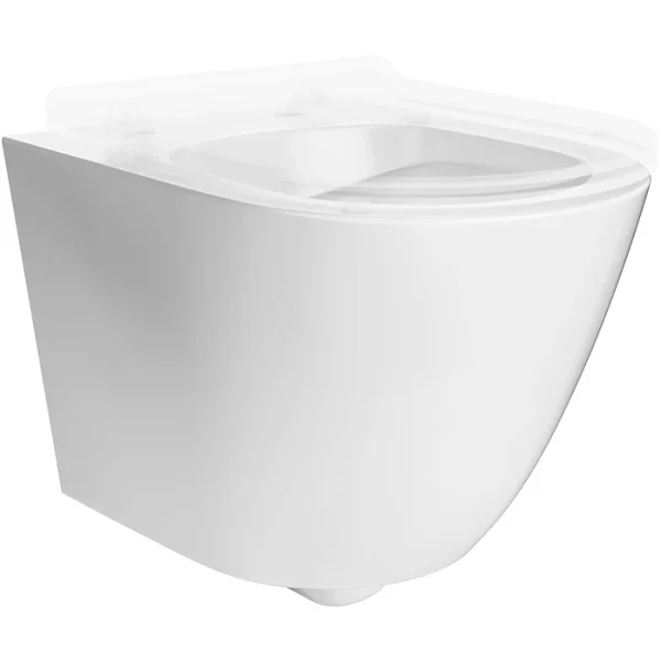 Унитаз подвесной Kerama Marazzi Sfera SF.wc.02 безободковый, белый глянец
