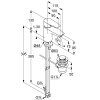 Смеситель для раковины Kludi PURE&SOLID 342760575 хром