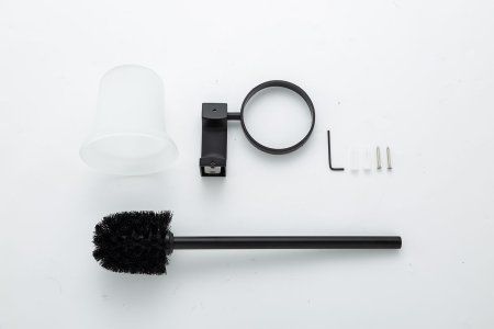 Ершик для унитаза подвесной Frap F3OZ06NU10II-6ZN, черный