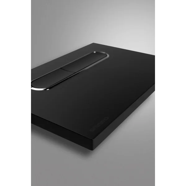 Кнопка смыва Charus Magnus FP.340.DW.01 для инсталляции, черный матовый/хром/черный матовый