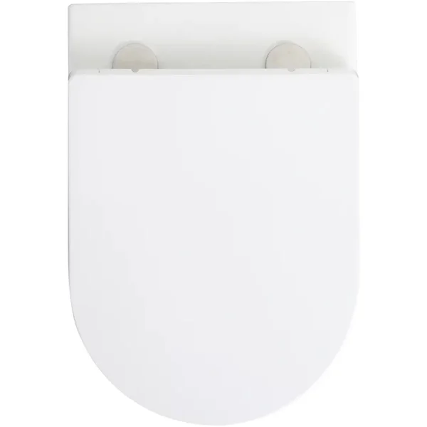 Унитаз подвесной Veconi Ento VEN-52T безободковый, торнадо, с сиденьем микролифт, белый