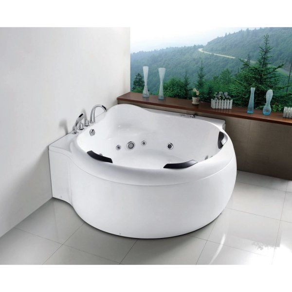 Акриловая ванна Gemy G9088 B с гидромассажем
