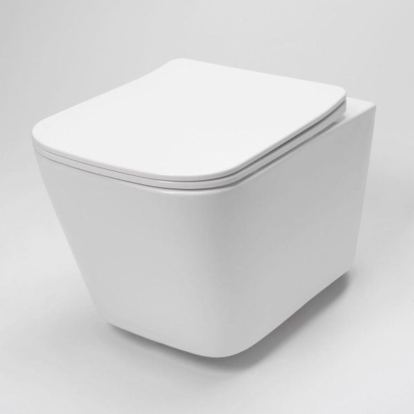 Подвесной унитаз REA RAUL RIMLESS белый REA-C9660