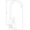 Смеситель Zorg Steel Hammer SH 5188 нержавейка