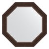 Зеркало Evoform Octagon BY 3987 56x56 палисандр
