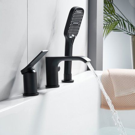 Смеситель для ванны Shevanik S4TA11NK2HYE, Черный