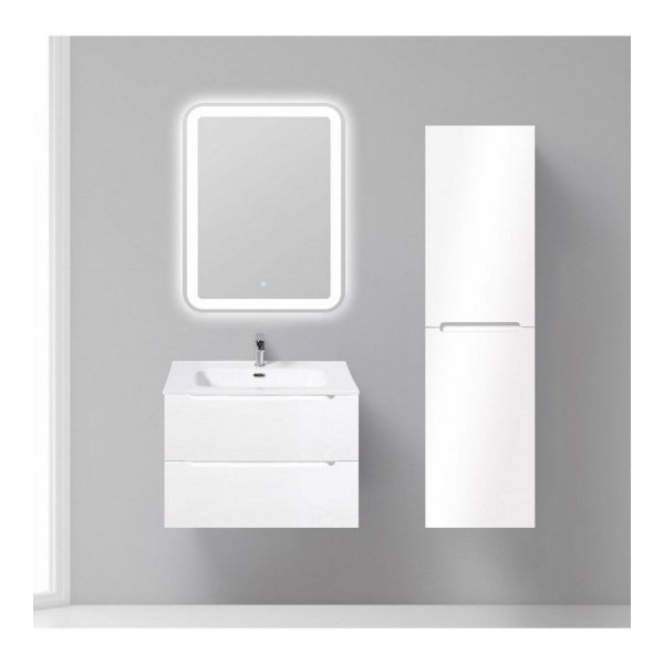 Тумба с раковиной BelBagno Etna ETNA-600-2C-SO-BL-P 60 Bianco Lucido