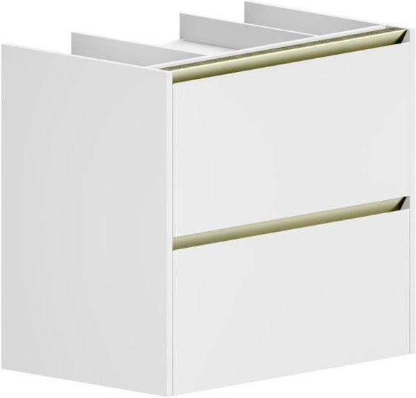 Тумба под раковину Allen Brau Activity 70 1.34011.WM белый матовый/олива браш