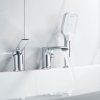 Смеситель для ванны Shevanik S4VJ11FX2, Хром