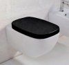 Унитаз подвесной Hidra Ceramica Dial  mini белый с черным
