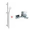 Комплект смесителя 2в1 Paini Bari RTBVCRQNSEAET1RW2VIL1BCHR для ванны с душевым комплектом, хром