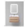 Тумба с раковиной BelBagno Etna ETNA-800-2C-SO-WO-P 80 Rovere Bianco