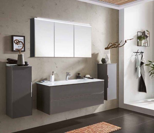 Тумбы с раковиной Puris Ice line WUA339023 895/194-310 90 серый